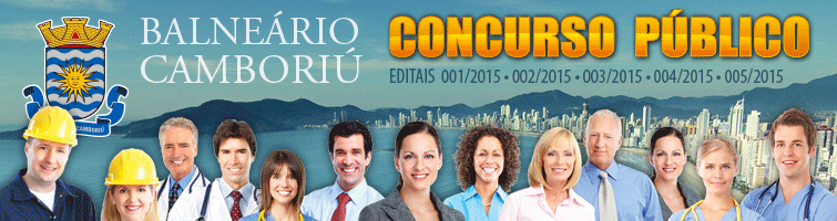 Concurso Pblico - Editais 1, 2, 3, 4 e 5 de 2015