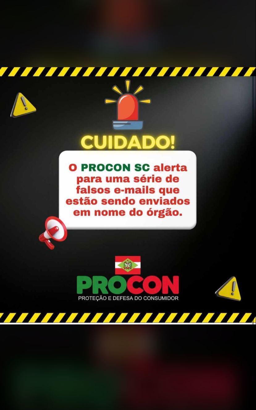 Procon alerta sobre golpe de email 'reclamação de consumidor