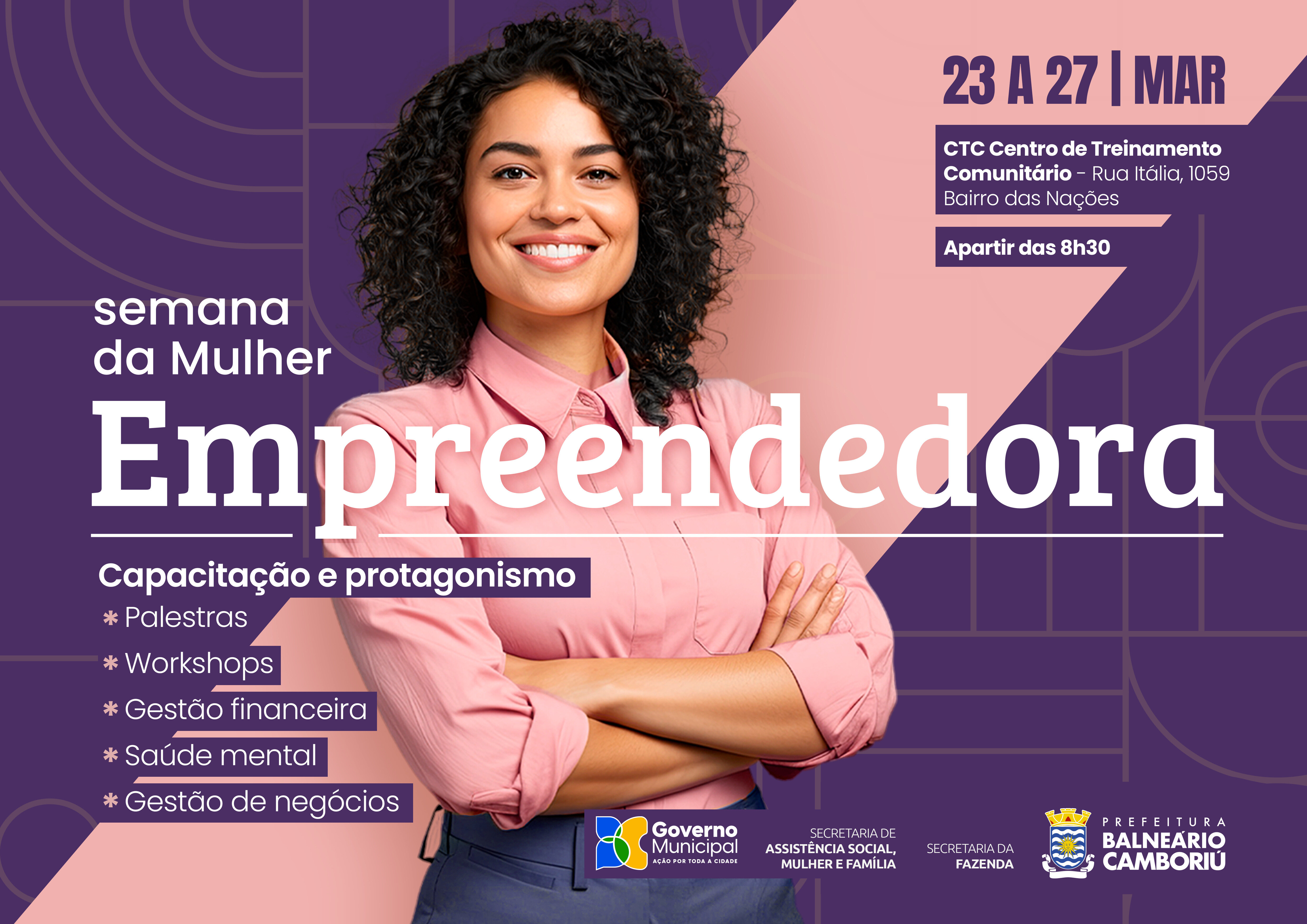 Semana da Mulher Empreendedora come�a nesta segunda-feira (23)