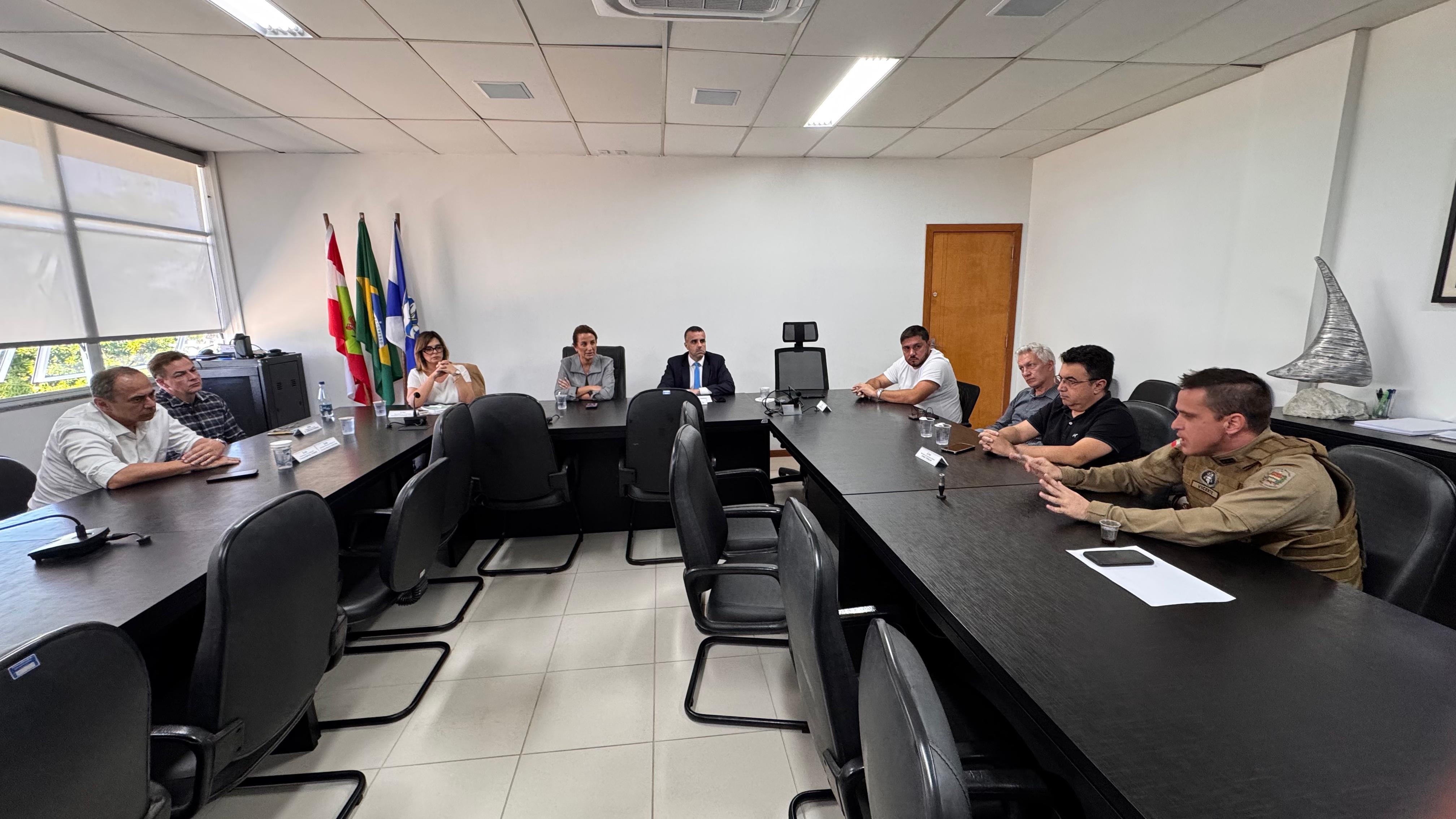 Reunião define ação integrada de segurança na região central