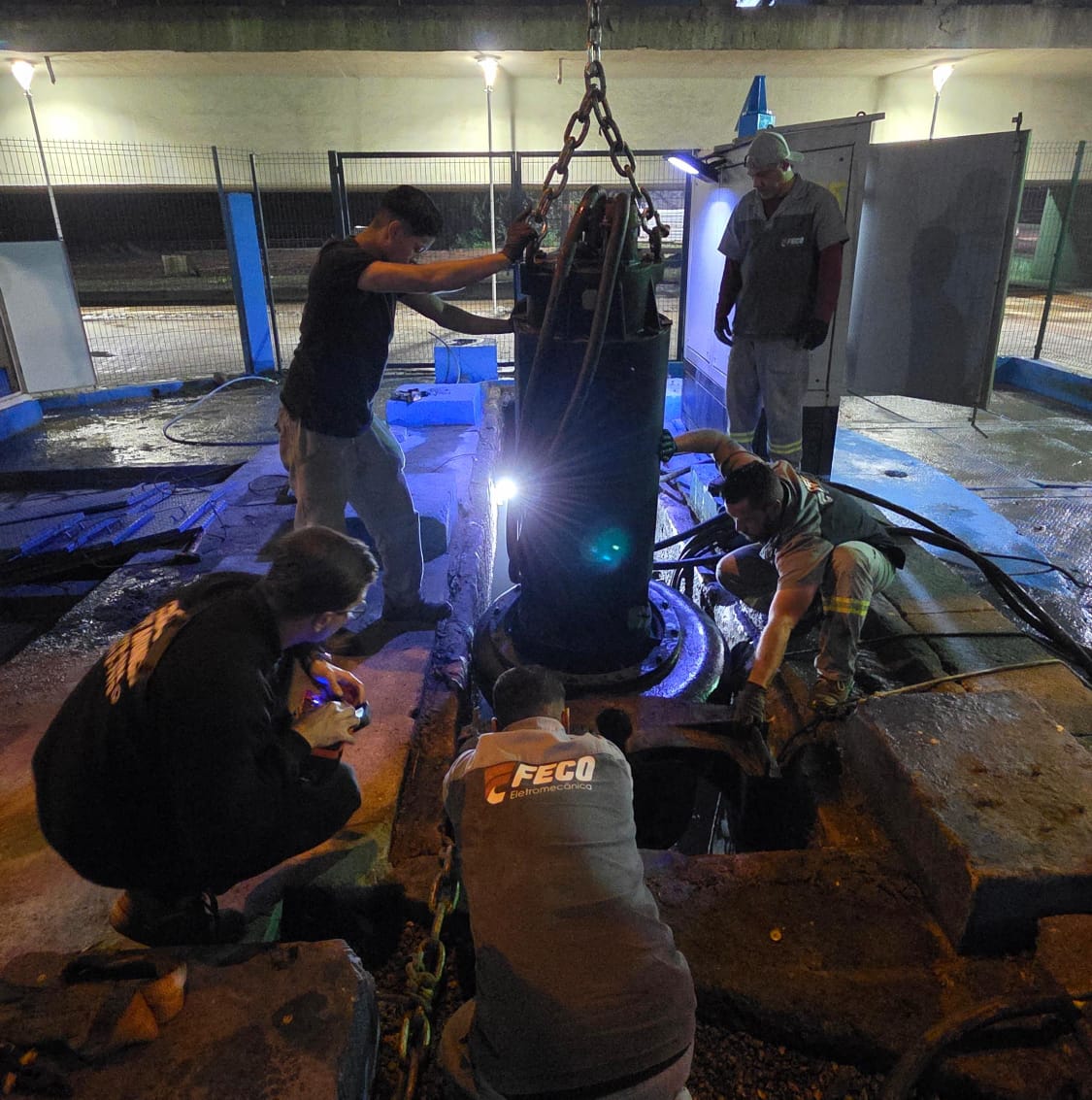 EMASA conclui instalação de bombas e sistema volta à normalidade
