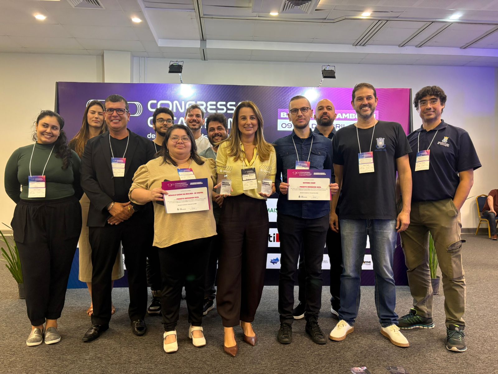 Projetos de BC s�o premiados no 9� Congresso Catarinense de Cidades Digitais e Inteligentes