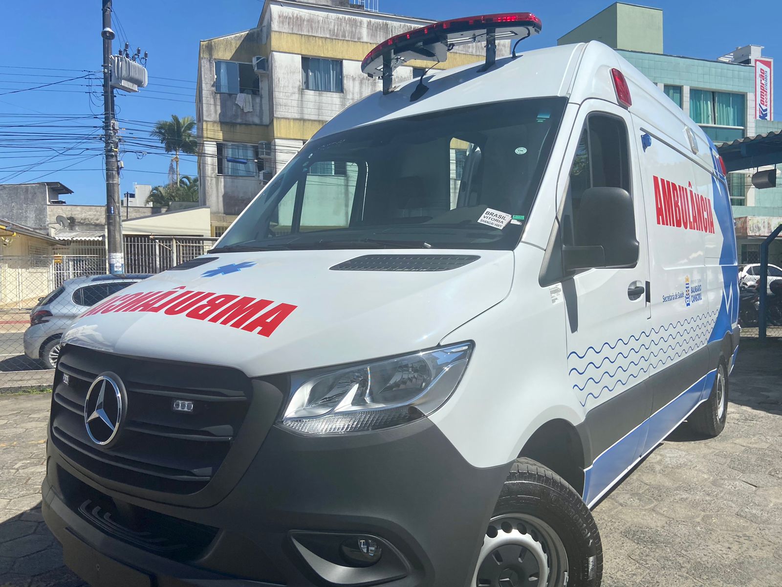 Secretaria de Saúde recebe nova ambulância nesta segunda-feira | SC Hoje News Notícias de Santa Catarina - SC HOJE News