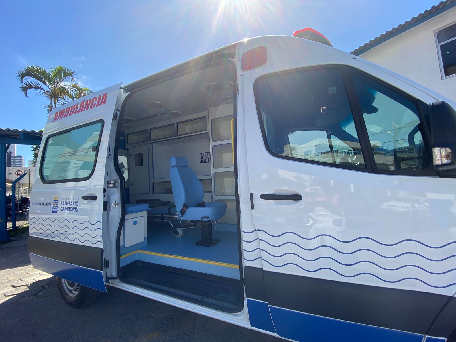 Secretaria de Saúde recebe nova ambulância nesta segunda-feira | SC Hoje News Notícias de Santa Catarina - SC HOJE News