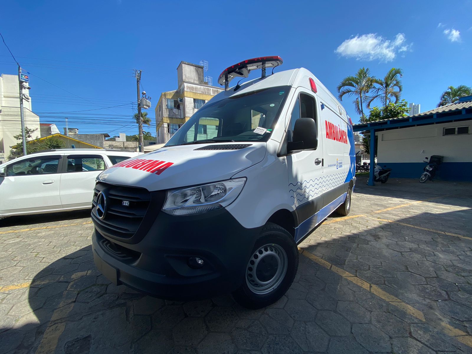 Secretaria de Saúde recebe nova ambulância nesta segunda-feira | SC Hoje News Notícias de Santa Catarina - SC HOJE News