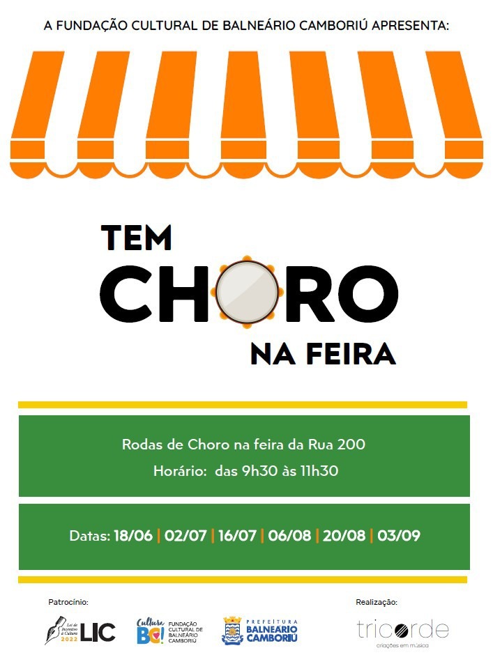 Feira da Rua 200 terá apresentações do gênero musical choro | SC Hoje Notícias de Santa Catarina - SC HOJE