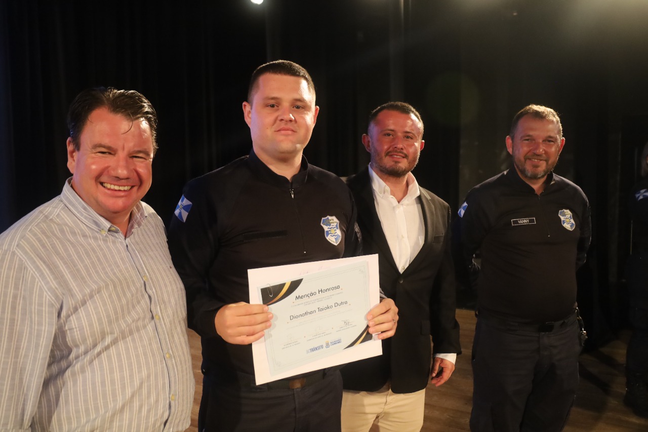 1º Encontro de Valorização do Profissional da Área de Trânsito homenageou agentes de trânsito | SC Hoje News Notícias de Santa Catarina - SC HOJE News